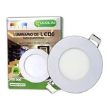 Lampara Empotrar 3w Led Luz Blanca Plafon Falso Madera 9cm