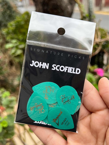Uñetas Ibanez Signature John Scofield Made In Japon Unicas