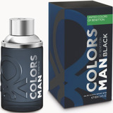 Perfume Benetton Colors Man Black Orig - mL a $1398