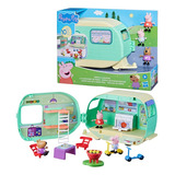 Peppa Pig Trailer Da Peppa- Hasbro F8863 Cor Azul-celeste