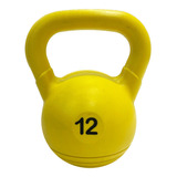 Pesa Rusa Kettlebell Fitness Mir 12 Kg Gimnasio Pvc Gym