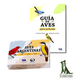 Juego Aves Argentinas + Guía De Aves Para Pichones (azul) 
