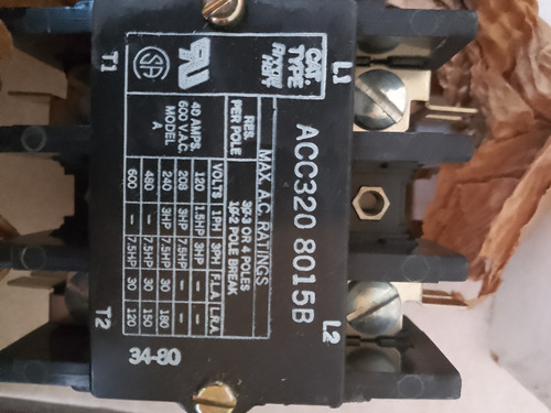 4 Contactores Hobart 120v Lavavajillas Industrial Usa