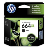 Cartucho Hp 664xl Preto Original (f6v31ab) - 2136 2676 3776