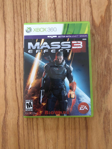 Mass Effect 3 Kinect Xbox 360 Físico Original