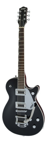 Guitarra Eléctrica Gretsch Electromatic G5230t Jet Ft De Caoba Black Brillante Con Diapasón De Nogal Negro