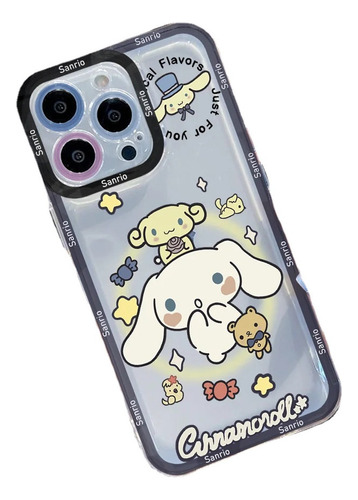 Funda De Teléfono Kuromi Cinnamoroll Para iPhone 15 14 13 12