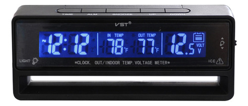 Automóvel Lcd Relógio Digital Termômetro Temperatura