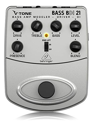 Behringer V-tone Bass Driver Di Bdi21 Amplificador De Bajo M