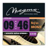 Encordado Acustica Magma Bronce 80/20 09-46 E.light Ga110b80