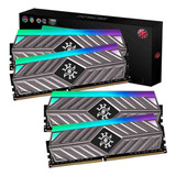 Memoria 32gb (4x8gb) Ddr4 3200 Rgb Xpg Spectrix D41 Tungsten