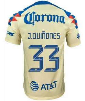 Jersey Quiñones#33 Playera Jugador 2023 Fútbol America,local