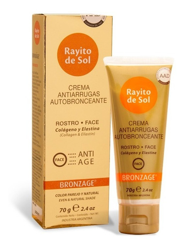 Crema Anti-age Autobronceante Bronzage® Rayito De Sol X 70gr