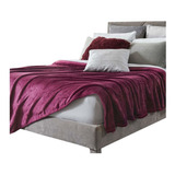 Cobertor Elegante Ultrasuave Queen Size Frazada Polar Nuevo