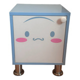 Buro Infantil Luz Led Mdf Recamara Cinnamoroll Puerto Usb