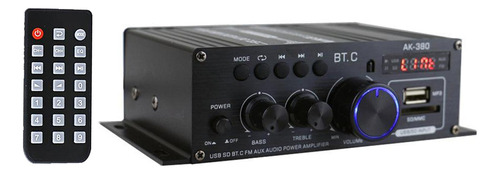 Amplificador De Potencia De Audio 400w 400w Portátil Ak380