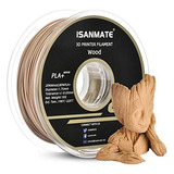 Filamento De Madera Isanmate 1,75 Mm, Pla + Filamento De Mad