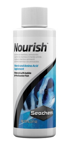 Nourish 100ml Suplemento Vitaminas Alimento Peces Acuario