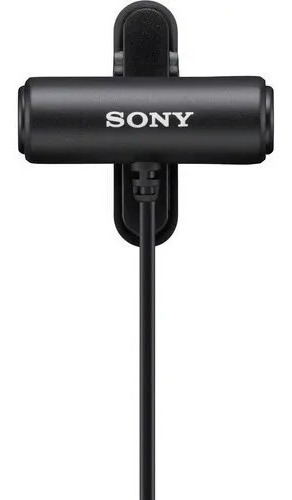 Microfone Lavalier Estéreo Compacto Sony Ecm-lv1
