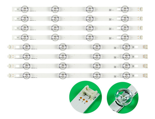 Kit Leds LG 42lf5500 42lf5550 42lf5800 - Aluminio - Nuevo.