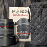 Rokinon 8mm F,3.5 Nikon Regalo Con Chip De Apertura Canje 