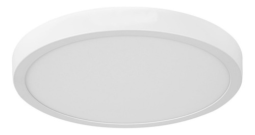 Plafon Led 24w Lampara De Sobreponer, Luz Calida 2,000 Lm Color Blanco (luz Cálida)