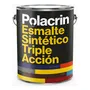 Esmalte Sintetico Triple Acción Polacrin Negro Satinado 4lt | Envío gratis