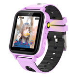 Reloj Inteligente P/niños Jianyana C/linterna - Morado