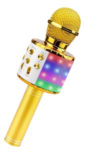 Microfono Bocina Karaoke Inalambrico Conexion Bluetooth Mp3