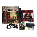 Xbox 360 Slim Edicion Gears Of War 3 320gb En Caja + Juego