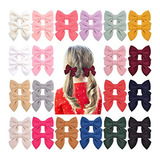 Jollybows - 40 Lazos Para El Pelo Para Niñas De 2,8 Pulgadas