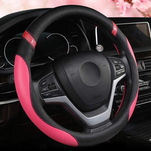 Funda Para Volante Cxtiy, Para 36.8 A 38.1cm, Rosa Fuerte