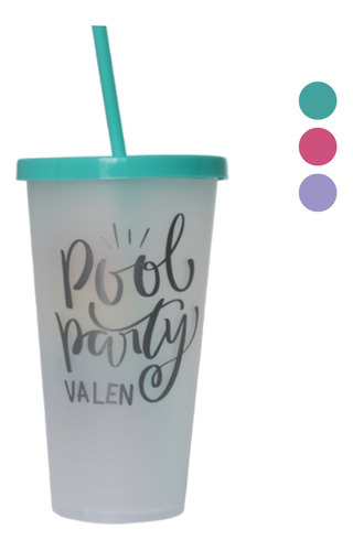 10 Vaso Chic C/ Sorbete Tapa Personalizadas Logo Souvenir