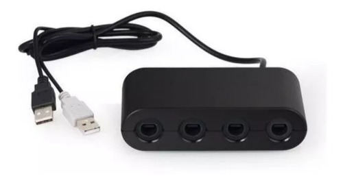 Adaptador Usb Para 4 Controles Game Cube P/ Wiiu, Pc, Switch