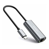 Adaptador Ethernet Tecknet Usb C 1000 Mbps Para iMac -gris