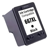 Cartucho Para Hp 667xl - 3ym79ab Black Compatível