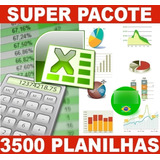 Super Pack De +3500 Planilhas Prontas E Editáveis Em Excel