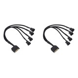 2 Cables Adaptadores Para Ventilador De Refrigeración, 15 Pi