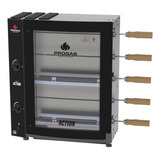 Forno Assador Rotativo 5 Espeto Prac-05t A Gás Bivolt Progás