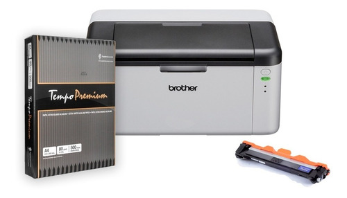 Impresora Laser Brother Hl1200 + 1 Resma A4 + 1 Toner Alternativo