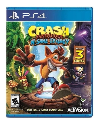 Crash Bandicoot 3x1 Ps4 Standard Físico 