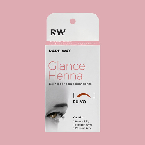 Henna Para Sobrancelhas Glance Rare Way 3,5g