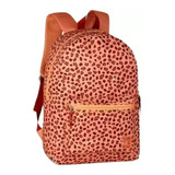 Mochila Bolsa Feminina Estampa Animal Print Clio Original