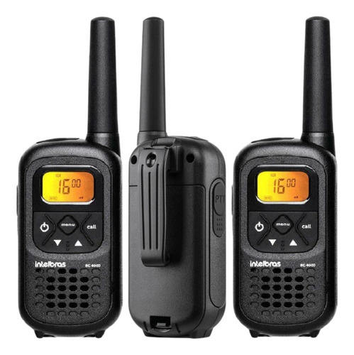 2 Rádio Comunicador Intelbras Rc4000 Rc4002 Walktok Oferta 