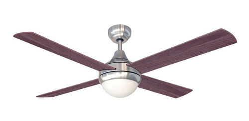 Ventilador De Techo Liliana Madera Haya/wengue 1.2m Novogar