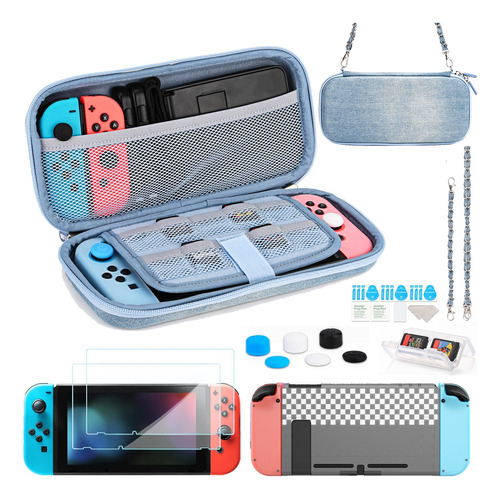 Kit De Accesorios De Vaquero Para Nintendo Switch Con Funda 