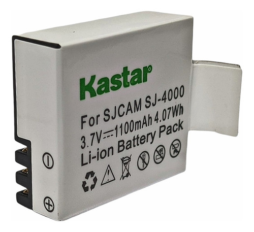 Kastar® Batería Para Sjcam-sj4000 Sport Cam 4k De 1100 (mah)