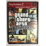 Grand Theft Auto: San Andreas Playstation 2 C  Ps2 Rtrmx 