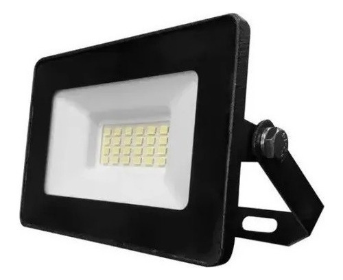 Reflector Led Exterior 30w Proyector Alta Potencia Color De La Carcasa Negro Color De La Luz Blanco Cálido