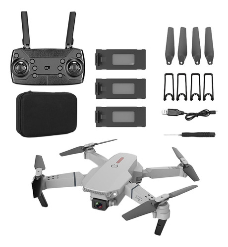 Dron E88 Pro Con Cámara Wifi, Cuadricóptero Rc Plegable